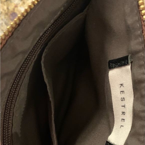 NWOT KESTREL/Anthropology cosmetic bag this is so pretty! Measures 8” x 5” x .5” - Picture 7 of 10